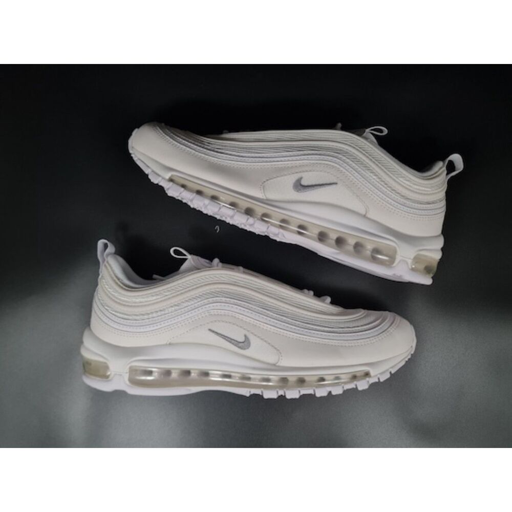 Nike Mens Air Max 97 Triple White - Size 8.5 - 921826-101
